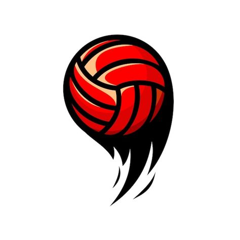 Volleyball ball with a red ball on a whi... | Premium Vector #Freepik #vector #volley #volleyball #volleyball-background #voleyball Volleyball Ball Logo, Volleyball Background, About Volleyball, Volleyball Backgrounds, Volleyball Poster, Ball Volleyball, Volleyball Ideas, Ig Stickers, Volleyball Ball