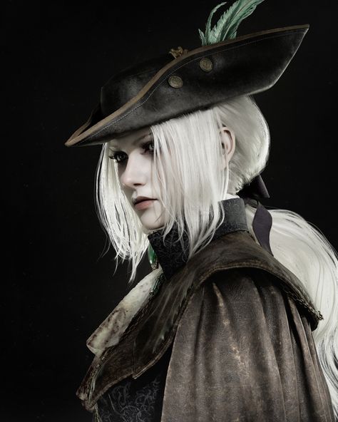 Bloodborne Maria, Bloodborne Cosplay, Lady Maria, Soul Tattoo, Bloodborne Art, Old Blood, Demon Souls, Dark Souls Art, Lady Mary