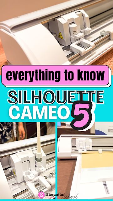 Everything you need to know about the Silhouette CAMEO 5 and 15" CAMEO 5 Plus upcoming release from Silhouette School Blog! Silhouette Cameo 3 Projects, Silhouette Studio Tutorials, Cameo 5 Projects, Silhouette Cameo 4 Projects, Cameo 4 Projects, Silhouette Cameo Boxes, Cameo Silhouette Projects, Silhouette Hacks, Small Business Ideas Products