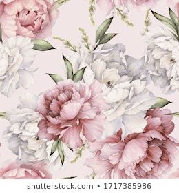 Pink Peonies Wallpaper, Peony Fabric, White Background Wallpaper, Peony Wallpaper, Large Scale Floral, Peony Print, Watercolor Wallpaper, Prepasted Wallpaper, Vinyl Wallpaper