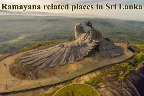 10 Ramayana Places In Sri Lanka You Can Visit https://www.ritiriwaz.com/10-ramayana-places-in-sri-lanka-you-can-visit/ #Ramayana #Srilanka #ramayan #Ramayan_TheGloryOfIndia #Lakshman #shreeram #shriram #Hanuman #JaiShreeRam Kerala Tourism, Thiruvananthapuram, Bird Statues, Kerala India, Bird Sculpture, Tourist Places, Paintball, Incredible India, India Travel