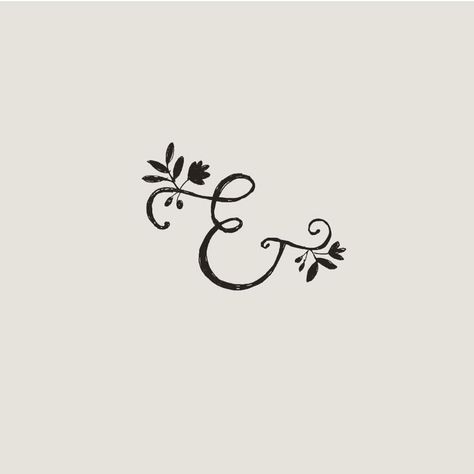 Little ampersand #design #branding #brand #logo #logodesign #botanic #typography #designer Ampersand Tattoo, Letter R Tattoo, Ampersand Logo, Ryn Frank, Ampersand Design, Typography Drawing, Botanical Fashion, Illustrator Logo, Floral Logo Design