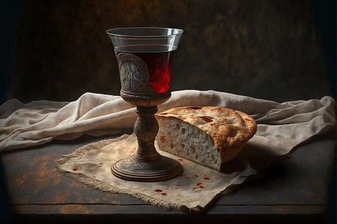 Communion Bread And Wine, Lord's Supper, Lord’s Supper, Christian Background Images, Bread And Wine, Church Marketing, Lords Supper, Church Media Design, Christian Backgrounds