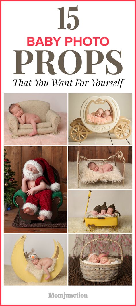 15 Baby Photo Props That You Want For Yourself Diy Newborn Photography Props, Diy Newborn Photography, Diy Photography Props, Photo Props Diy, Diy Props, Infant Photography Props, Baby Props, Photoshoot Props, Childrens Photography