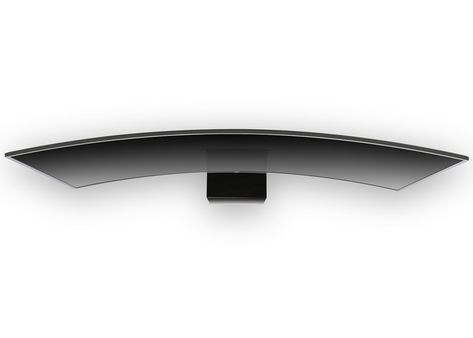 http://www.dezeen.com/2015/01/06/yves-behar-samsung-curved-tv-s9w-pedestal-ces-2015/ Tv Unit Top View Photoshop, Tv Table Top View, Tv Top View Png, Tv Top View, Tv Png, Closet Furniture, Landscape Architecture Graphics, Curved Tvs, Liquid Crystal Display