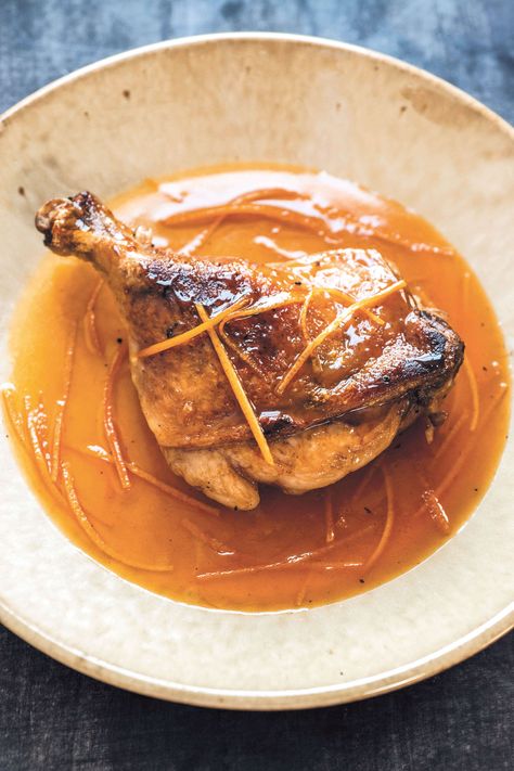 Duck With Orange Sauce, French Brunch, French Ancestry, Orange Recipe, Perfect Roast, Citrus Recipes, Meal Inspiration, Duck Confit, Elegant Food