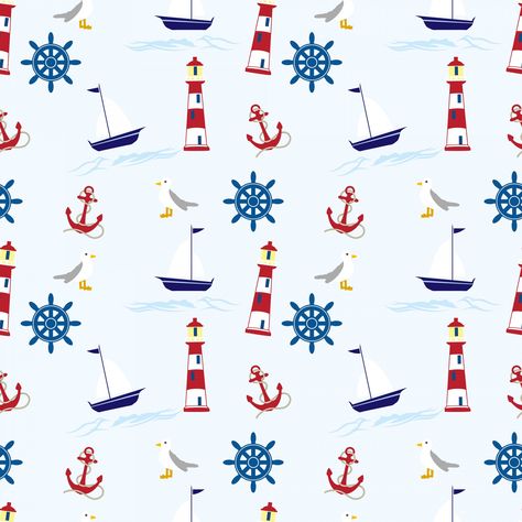 Nautical Wallpaper Pattern Seamless Free Stock Photo - Public Domain Pictures Preppy Laptop, Nautical Background, Anchor Wallpaper, Background Sea, Wallpaper Preppy, Rustic Wall Clock, Nautical Wallpaper, 555 Wallpaper, Wallpaper Theme