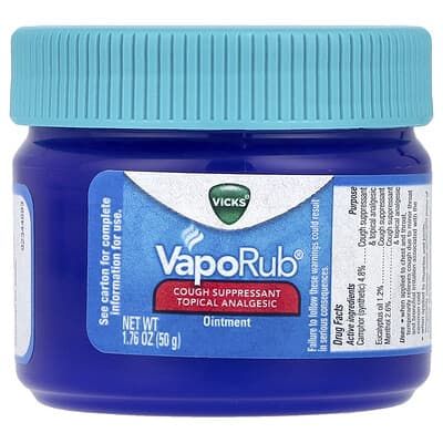 Vicks Vapor Rub, Vicks Vapor, Sore Throat And Cough, Vicks Vaporub Uses, Uses For Vicks, Cough Medicine, Cough Suppressant, Vapor Rub, Chest Congestion