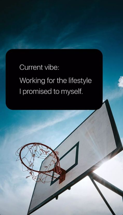 #motivation #basketballforlife #liveforlife #goals #successinyourlife Current Vibe Working For The Lifestyle I Promised To Myself, Current Vibe Working For The Lifestyle, Working For The Lifestyle I Promised To Myself, Promise To Myself, Roaring 20, Board Inspiration, Vision Board Inspiration, The Lifestyle, I Promise