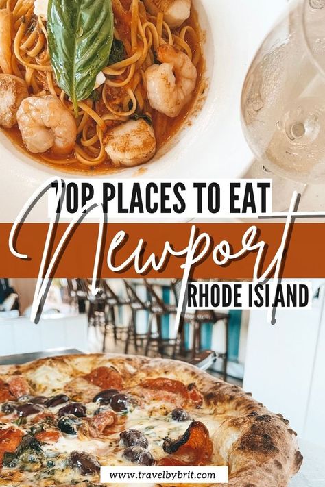 If you're searching for the best restaurants in Newport, Rhode Island, look no further than this list of ten awesome places to eat in Newport for breakfast, lunch, dinner and dessert! #newportri #newportrestaurants #newportrhodeisland Rhode Island Food, Newport Restaurants, Rhode Island Vacation, Rhode Island Mansions, Rhode Island Travel, Best Italian Restaurants, Traditional Italian Dishes, Dinner Restaurants, Newport Rhode Island