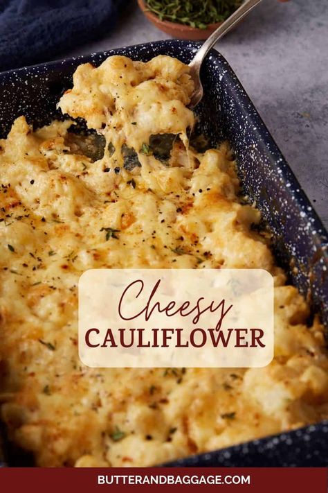 Looking for a dish that's both cheesy and veggie? Look no further than this cheesy cauliflower casserole! This dish is like a warm hug in a baking dish, with ooey-gooey cheese and tender cauliflower florets. And don't worry, it's not just delicious - it's also packed with nutrients. Green Chile Cauliflower Casserole, Colliflower Bake Cheese, Hamburger Cauliflower Casserole, Scalloped Cauliflower, Cheesey Cauliflower, Cheesy Roasted Cauliflower, Cheesy Baked Cauliflower, Cheesy Cauliflower Rice, Cheesy Cauliflower Casserole