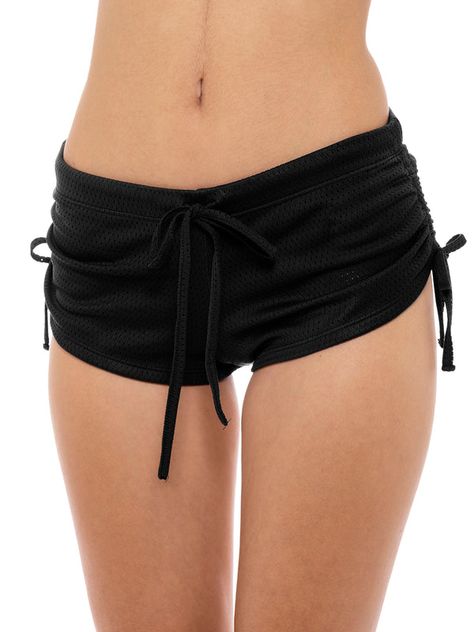 Short Shorts Outfits Aesthetic, Black Micro Shorts, Black Shorts Women, Tiny Shorts, Micro Shorts, Short For Women, Aesthetic Shorts, Outfits Y2k, Gym Clothes