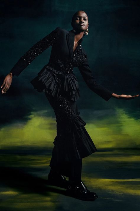 Tap to see the full collection. Prefall 2023, Pre Fall 2023, Fall Runway, Erdem Moralioglu, Historical Movies, Ball Skirt, 2023 Collection, Fall 2023, Tailored Jacket