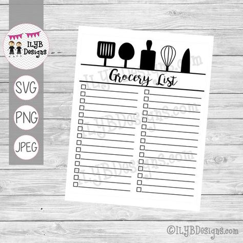 Dry Erase Reusable Grocery LIst Reusable Grocery List, Basic Grocery List, Master Grocery List, Printable Grocery List, Printable Shopping List, Tenth Birthday, Rustic Wedding Gifts, Grocery List Printable, Whiteboard Marker