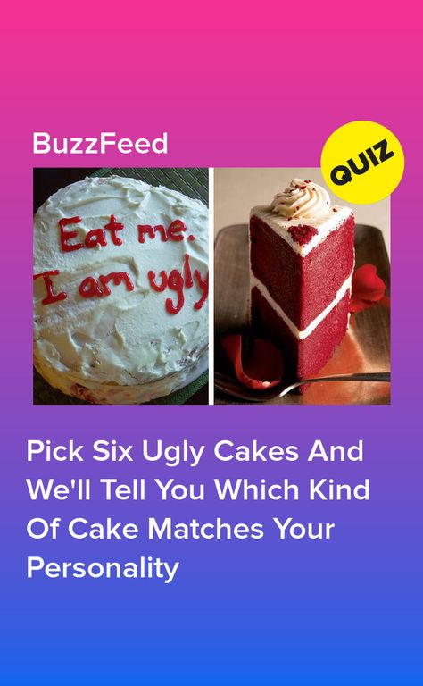 Buzzfeed Quizzes Love, Personality Quizzes Buzzfeed, Quizzes Funny, Best Buzzfeed Quizzes, Playbuzz Quizzes, Ugly Cakes, Quiz Buzzfeed, Food Quiz, Mug Cake Microwave