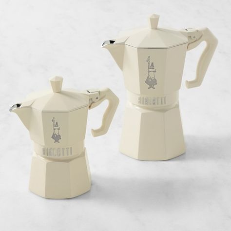 moka | Williams Sonoma Vintage Espresso Machine, Paris Kitchen Decor, Wine And Beer Fridge, Espresso Pot, Stovetop Espresso Maker, Bialetti Moka, Specialty Kitchen Tools, Stovetop Espresso, Apartment Needs