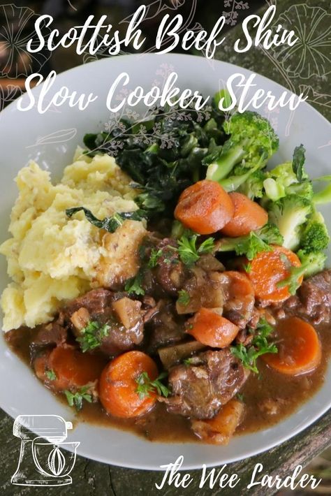 Scottish Beef Stew Recipe, Scottish Stew, Scottish Food Recipes, Scottish Beef Stew, Beef Cobbler, English Recipes, Scottish Food, Seasonal Vegetables, Beef Stew Crockpot