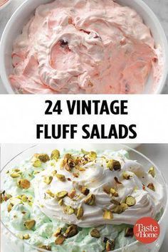 Marshmallow Fluff Recipes Easy Fruit Salads, Dream Salad Recipes, Pear Fluff Salad, Fluff Salad Recipes Thanksgiving, Hello Fluff Salad, Old Fashioned Salad Recipes, Easy Fluff Recipes, Thanksgiving Fluff Salad Recipes, Sweet Salads Recipes