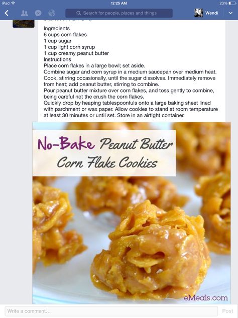 No-bake peanut butter corn flake cookies Corn Flake Candy Recipe, Corn Flake Candy, Peanut Butter Cornflakes, Corn Flake Cookies, Peanut Butter Chews, Candy Cookies Recipes, Flake Recipes, Butter Corn, Cornflake Cookies