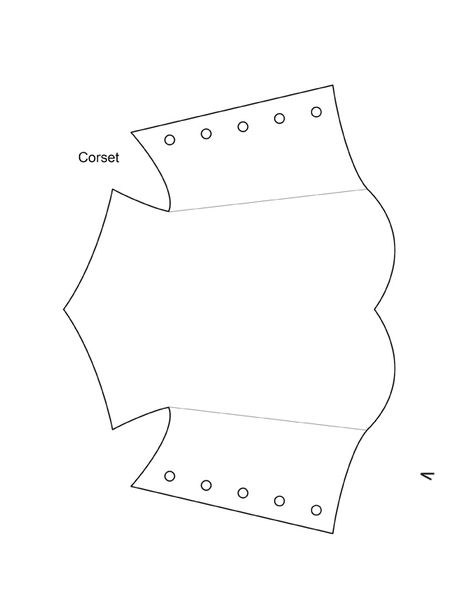 Paper Corset Template Free Printable, Corset Outline Template, Cardboard Corset, Card Corset, Corset Template, Corset Card, Corset Invitations, Corset Diy, How To Make A Corset