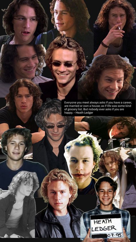 Heath Ledger, the sexiest man ever. Heath Ledger Wallpaper, Heath Ledger Smile, Health Ledger, Joker Heath, 90s Men, Romantic Love Song, Heath Ledger, Cute Photography, Hottest Guy Ever