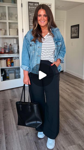 Courtney Hamilton | Midsize Style | Easy Makeup Over 30 on Instagram: "Elevated basics ftw 🤍💁🏻‍♀️ For a casual Friday, back to school teacher look, or maybe just to feel good out and about - bc it’s that comfy 👏🏻  Comment ‘biz’ for a link to everything ✨ Or head to my ltk link in bio  @itscourtneyhamilton for midsize fashion finds 🫶🏻  #businesscasualoutfit #elevatedbasics #size14 #officeoutfit #backtoschooloutfit" Courtney Hamilton, Makeup Over 30, Casual Work Outfits Women, Midsize Fashion, Midsize Style, Easy Makeup, Elevated Basics, Preppy Casual, Casual Friday