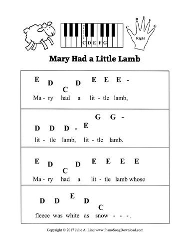 Mary Had a Little Lamb pre staff piano sheet music. A great piece for preschoolers and beginning piano lessons. Piano Music With Letters, Beginning Piano, Rustic Bedrooms, Beginner Piano Lessons, Baby Foxes, Piano Songs For Beginners, Piano Sheet Music Letters, Piano Lessons For Kids, Beginner Piano Music