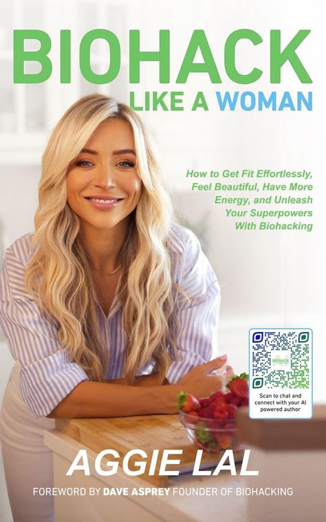 Biohack Like a Woman: How to Get Fit Effortlessly, Feel Beautiful, Have More Energy, and Unleash Your Superpowers With Biohacking by Aggie Lal | Goodreads Have More Energy, Diet Books, Fad Diets, Photo Editing Apps, More Energy, Feel Beautiful, Calorie Counting, What You Eat, Health Coach