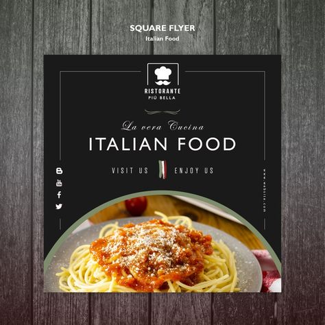 Italian Food Poster Design, Italian Food Poster, Street Food Design, Restaurant Poster, Food Flyer, Restaurant Flyer, Food Poster Design, Food Tasting, Food Packaging Design