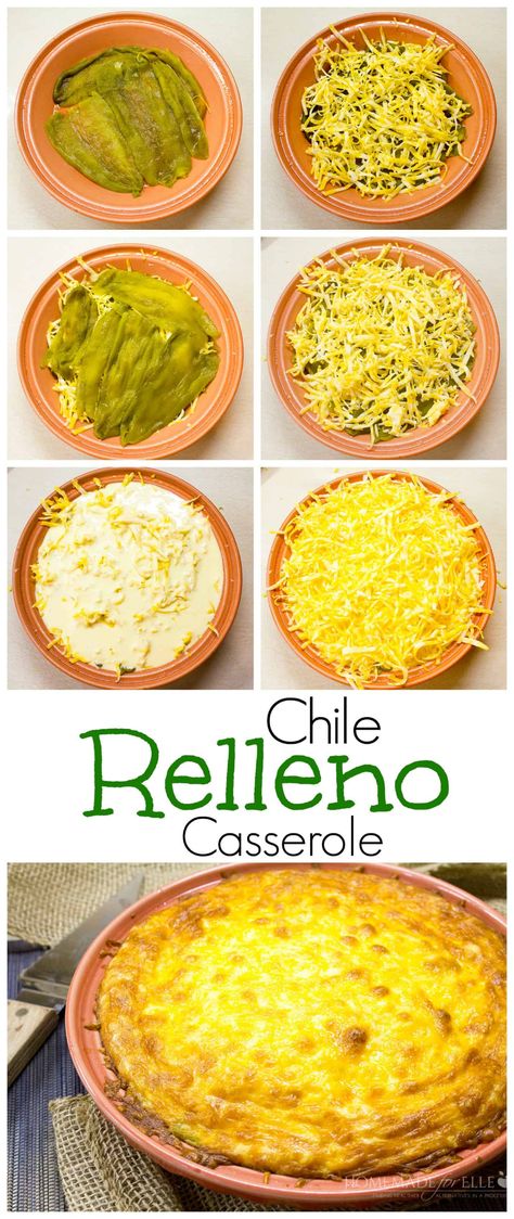 Homemade Chile, Hatch Chili Recipes, Easy Chile, Chili Relleno Casserole, Relleno Casserole, Chile Relleno Casserole, Different Types Of Food, Green Chile Recipes, Hatch Chiles