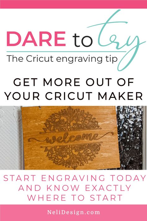 Don't just learn how to use the Cricut Maker engraving tip, make 3 craft projects today! 3 hands-on home decor projects to start engraving right now and learn how to engrave, wood, metal, plastic or acrylic. Know exactly what to do and maximize the use of your Cricut Maker with step by step video tutorials. You'll also learn how to center your images, how to use glyphs and how to enhance your engravings with hatch fill for bolder engraved designs. Wood Engraving With Cricut, Cricut Engraving Tip Projects, Engraving Metal With Cricut Maker, Cricut Wood Engraving Projects, Cricut Maker 3 Engraving Projects, Acrylic Engraving With Cricut, Cricut Maker Engraving, How To Engrave Wood With Cricut, Engrave Wood With Cricut Maker