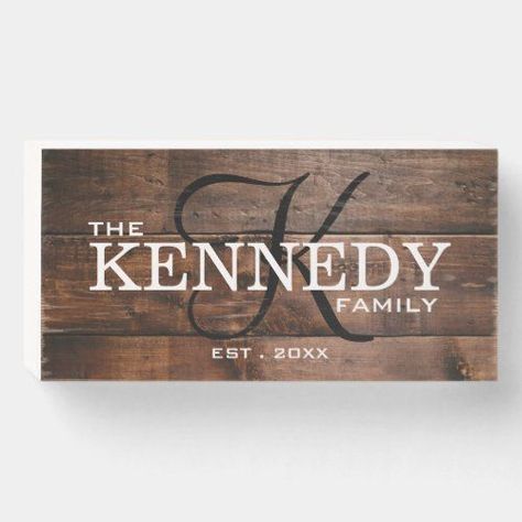 Tray Sayings, Family Name Signs Wood, Family Signs Diy, Riley Name, Last Name Wooden Signs, Max Name, Wooden Family Name Sign, Wreath Holder, Wood Family