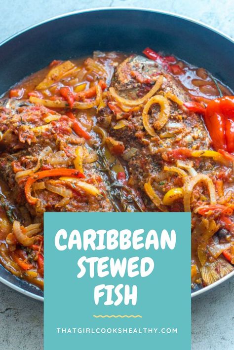 Caribbean Fish Curry, Smothered Fish Recipes, Snapper Fish Recipes Jamaican, Creole Fish Recipes, Caribbean Seafood Recipes, Southern Fish Recipes, African Fish Recipes, Jamaican Fish Recipes, Croaker Fish Recipes