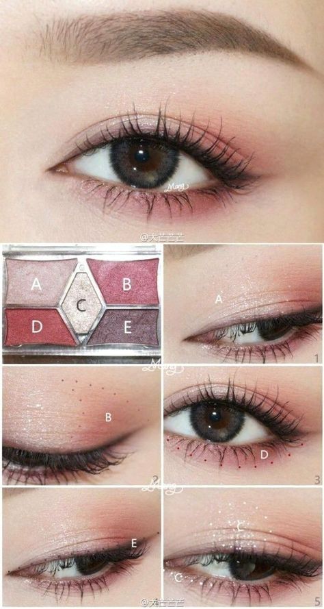 Nerd Makeup, Makeup Ala Korea, Makeup Asia, Make Up Mata, Tutorial Eyeliner, Makeup Asian, Membentuk Alis, Korean Makeup Tips, Mekap Mata