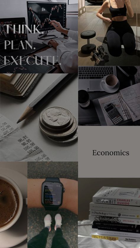 Wallpaper @economiawithme Economics Wallpaper, Future Career, Economics, Aesthetic Wallpapers, Finance, Career, Wallpapers, Collage, Pins