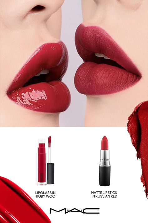 Mac Lipstick Russian Red, Mac Russian Red Lipstick, Russian Dinner, Korean Wolf Cut, Ruby Lipstick, Russian Red Lipstick, Russian Red Mac Lipstick, Mac Russian Red, Ruby Woo Lipstick