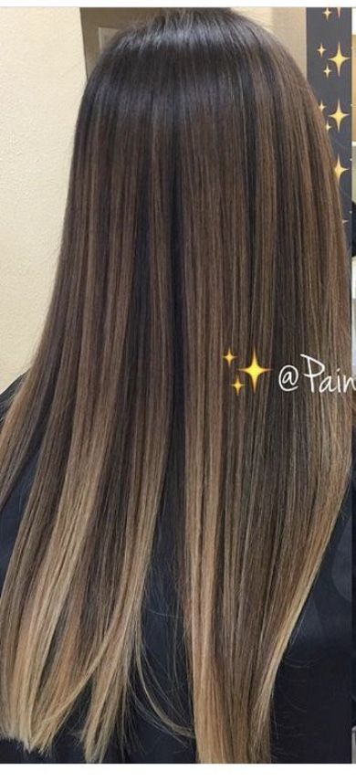 Hair With Highlights Brown, Highlights Brown Hair Balayage, Balayage Straight, Balayage Straight Hair, Brown Straight Hair, Best Hair Color, Black Hair Balayage, Brown Hair Inspo, Hair Color Streaks