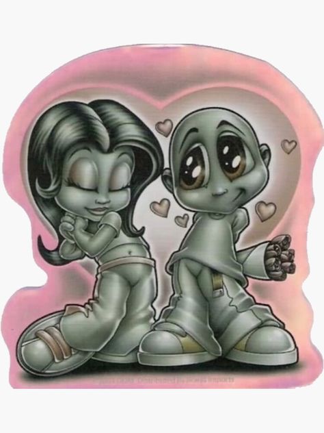 Pretty Lil Homie Sticker, ( 90s & 2000 Love) Cholo Couple Drawing, Chicano Art Couple, Chicano Love, Cholo Art, Lowrider Art, Chicano Art Tattoos, Chicano Drawings, Cute Canvas Paintings, Cartoon Painting