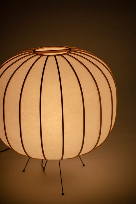 Bombori handmade washi paper lamp by Time & Style for Boffi De Padova Washi Paper Lamp, How To Make Paper Lamp, Paper Lanterns Bedroom, Mansion Hotel, Paper Lamps, Japanese Lamp, Japanese Paper Lanterns, Paper Floor Lamp, Italian Furniture Brands