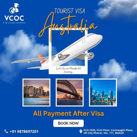 #tourist #turistvisa #australiaturistvisa #australiavisa #australiatourist #travel #vcanoverseasconsultant Australia Tourist Visa, Visit Australia, Friends And Family, Tourism, Discover Yourself, Digital Marketing, Australia