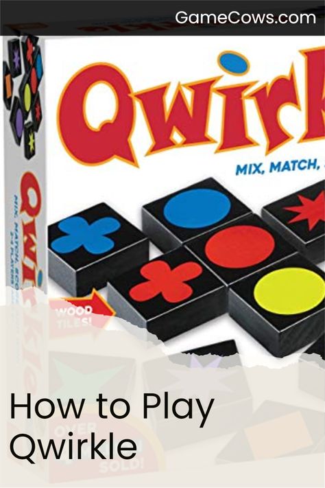 Find a Qwirkle review. Mix, match, score, and win! Qwirkle is a colorful tile-laying game that unites gamers and non-gamers alike. Read more @GameCows .com #Qwirkle #MensaGames #boardgamereviews #abstractstrategy Board Game Shelf, Math Card Games, Tile Board, Colorful Tile, Math Board Games, Abstract Tile, Match Score, Math Strategies, The Game Is Over