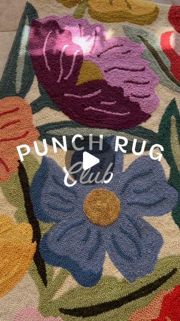 Sallie Dale - Punch Needle Teacher on Instagram: "I can teach you how to make this PLUS thirty other #punchneedle projects. Ready to learn? 

Join the Punch Rug Club! 

✨ a community of PUNCHERS 
✨ a library of PROJECTS
✨ with exclusive PERKS 

Comment RUG CLUB and I’ll send you the link to join! 

Already a member? Which project are you starting with?" Rug Making Ideas, Punch Needle Rugs Ideas, Punch Needle Rugs, Rug Tufting Ideas, Punch Rug, Punch Needle Rug, The Punch, Needle Embroidery, Rug Yarn