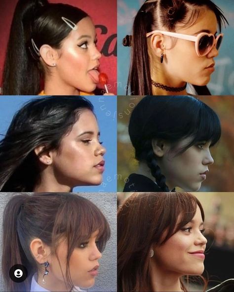 Jenna Ortega Makeup, Jenna Ortega Collage, Jena Ortega, Wednesday Jenna, Wednesday Movie, Jen Jen, Emma Myers, Zendaya Coleman, Wednesday Addams