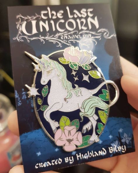 The Last Unicorn Glitter Enamel Pin Cute Gift Floral Unicorn | Etsy Enamel Pin Design, Nerd Fashion, Last Unicorn, Enamel Pin Collection, Unicorn And Glitter, The Last Unicorn, Bag Pins, Pin Design, Cute Pins