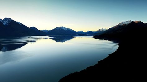 mountain and, photo of body of water #blue #mountains #sea #lake #reflection #water #nature #sky #landscape #cyan #2K #wallpaper #hdwallpaper #desktop Macbook Pro Wallpaper, Lake Wakatipu, Mountain Background, Mountain Photos, Wallpaper Dekstop, Full Hd Wallpaper, Ocean Wallpaper, Macbook Wallpaper, Wallpaper Size