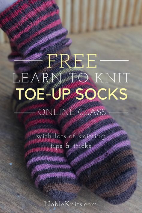 How to knit socks | learn to knit socks | sock knitting | toe up socks | free knitting pattern | knitting tips Socks Free Knitting Pattern, How To Knit Socks, Toe Up Socks, Knitted Socks Free Pattern, Diy Tricot, Learn To Knit, Knitting Tips, Sock Knitting, Hand Knit Socks