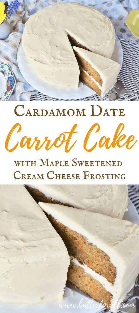 Spring Dates, Spiced Cake, Carrot Spice Cake, Spiced Carrots, Sugar Free Treats, Healthy Cake, Savoury Cake, Healthy Dessert Recipes, Cheese Frosting