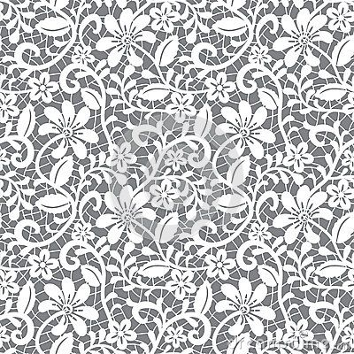 Seamless lace floral pattern on gray background by Svetlanaprikhnenko, via Dreamstime How To Draw Lace Pattern, Sketch Hacks, Lingerie Cookies, Lace Drawing, Lace Background, Garment Pattern, Lace Print, Guipure Lace, Stone Coasters