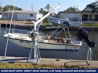 Davit Master Boat Davits Shallow Water Boats, Boat Hoist, Hammock Netting, Work Trailer, Popular Pokemon, Nautical Lighting, Boat Lift, Welding And Fabrication, Electric Winch