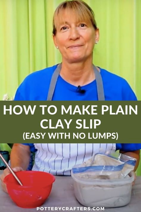 Diy Clay Slip, How To Make Slip For Clay, How To Make Slip Clay, Slip Casting Ceramics How To Make, Slip Mold Ceramics, How To Make Clay Slip, Clay Slip Ideas, Clay Slip Recipe, How To Make Slip For Pottery